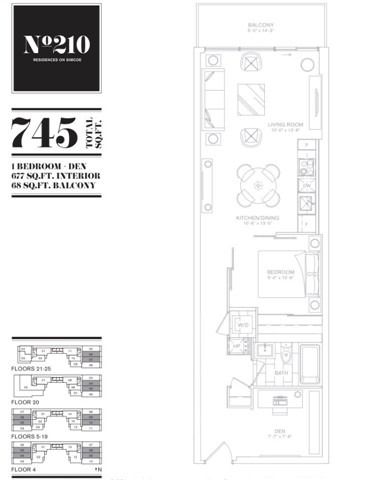 1909 - 210 Simcoe St, Toronto, M5T1T4 | Image 2