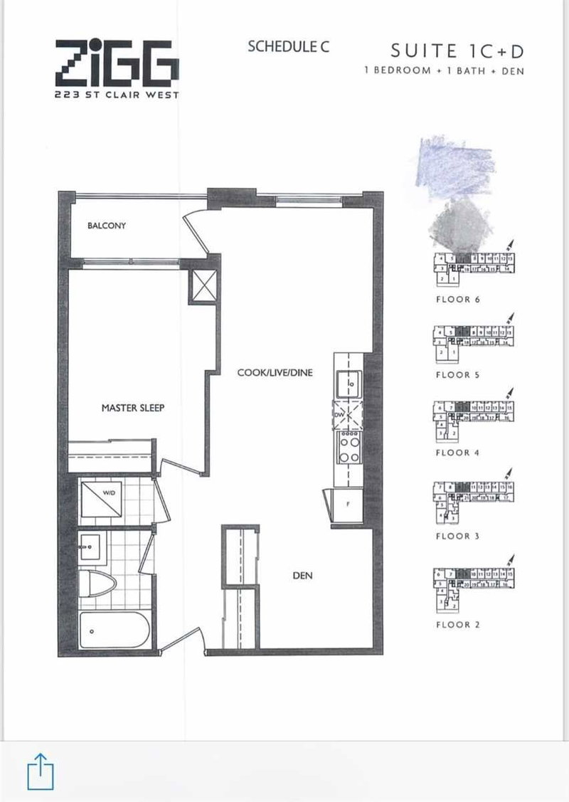 607 - 223 St Clair Ave W, Toronto, M4V 1R3 | Image 2