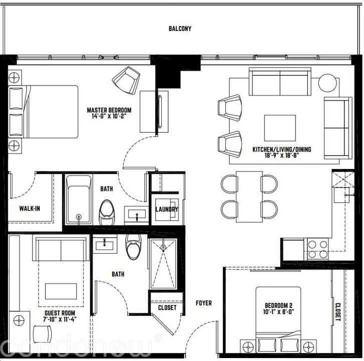 2307 - 120 Parliament St, Toronto, M5A 2Y8 | Image 2