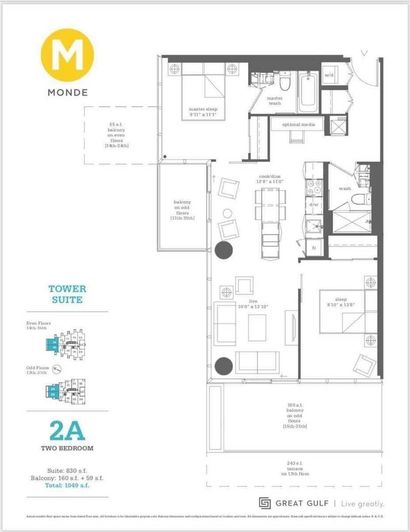 2809 - 16 Bonnycastle St, Toronto, M5A0C9 | Image 3