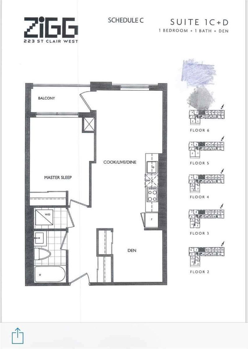 607 - 223 St Clair Ave W, Toronto, M4V 1R3 | Image 2