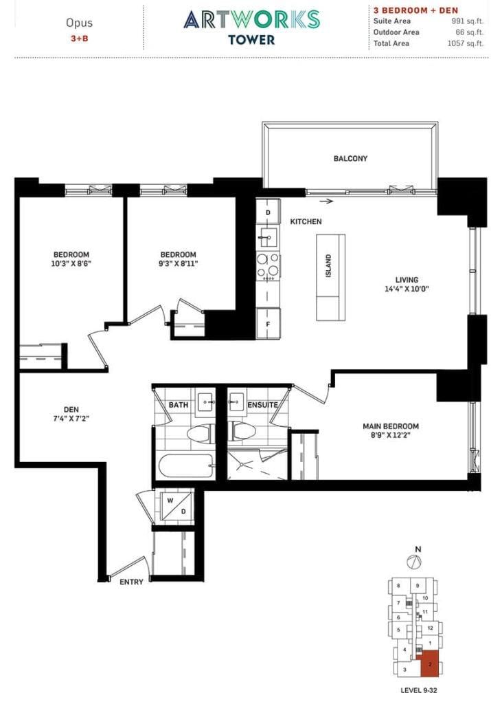 1102 - 130 River St, Toronto, M5A 3P8 | Image 3