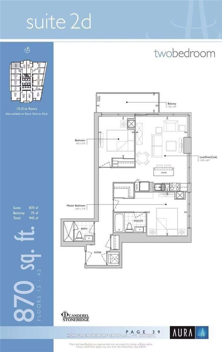 home for lease on 2215-386 Yonge Street