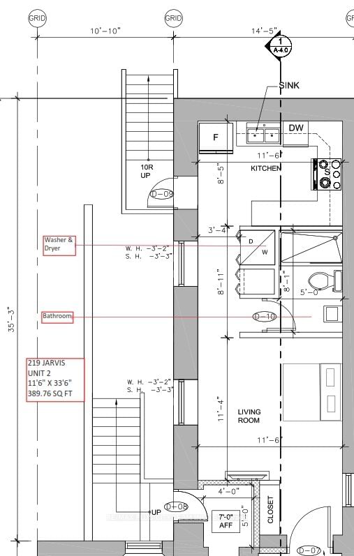 home for lease on 2-219 Jarvis Street