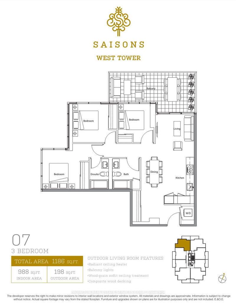 1807 - 25 Mcmahon Dr, Toronto, M2K 0J1 | Image 3