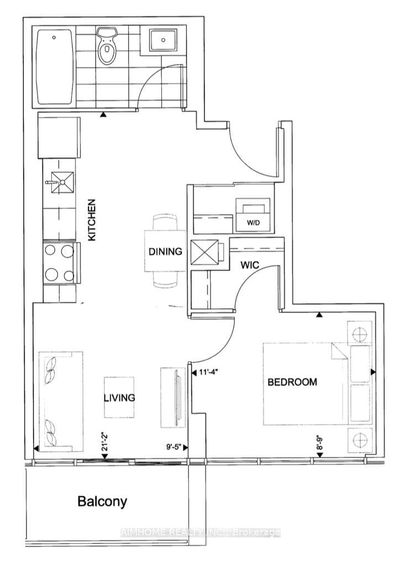 1 bed, 1 bath, 0-499 sqft