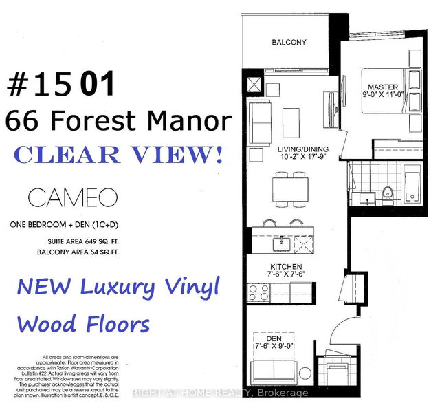 1501 - 66 Forest Manor Road