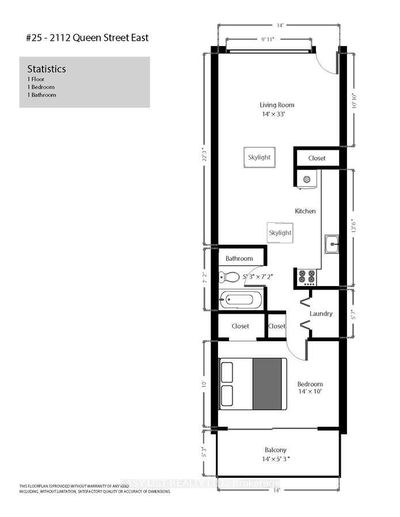 Unit 25 — 2112 Queen St, Toronto - The Beaches image-0-4