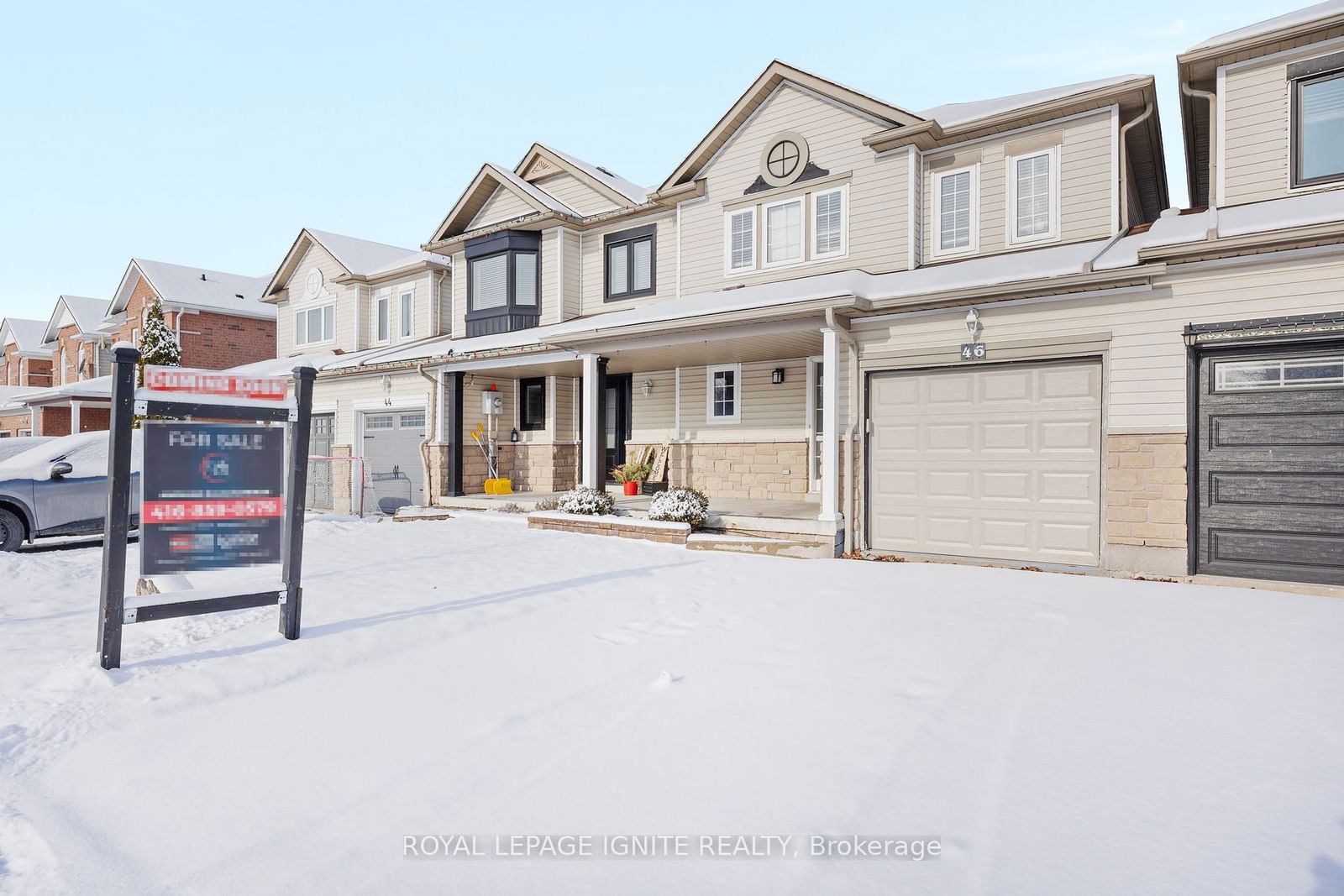 Townhouse sold at 46 Primeau Avenue, Whitby, Brooklin, L1M 2B7 - MLS: E11922762