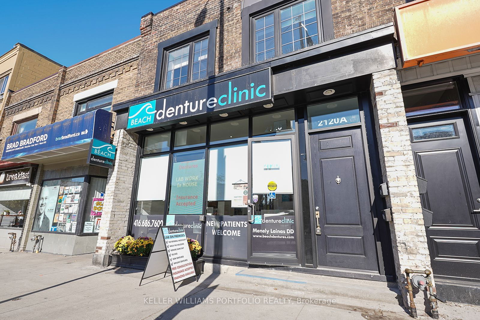 Store W/Apt/Office leased at A-2120 Danforth Avenue, Toronto, Woodbine Corridor, M4C 1J9 - MLS: E11929229