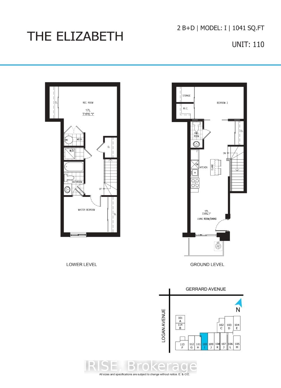 Townhouse for lease at 110-485 Logan Avenue, Toronto, South Riverdale, M4M 2P5 - MLS: E11936455