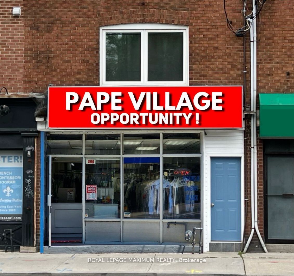 Commercial/Retail for sale at 899 Pape Avenue, Toronto, Danforth Village-East York, M4K 3V1 - MLS: E11944329