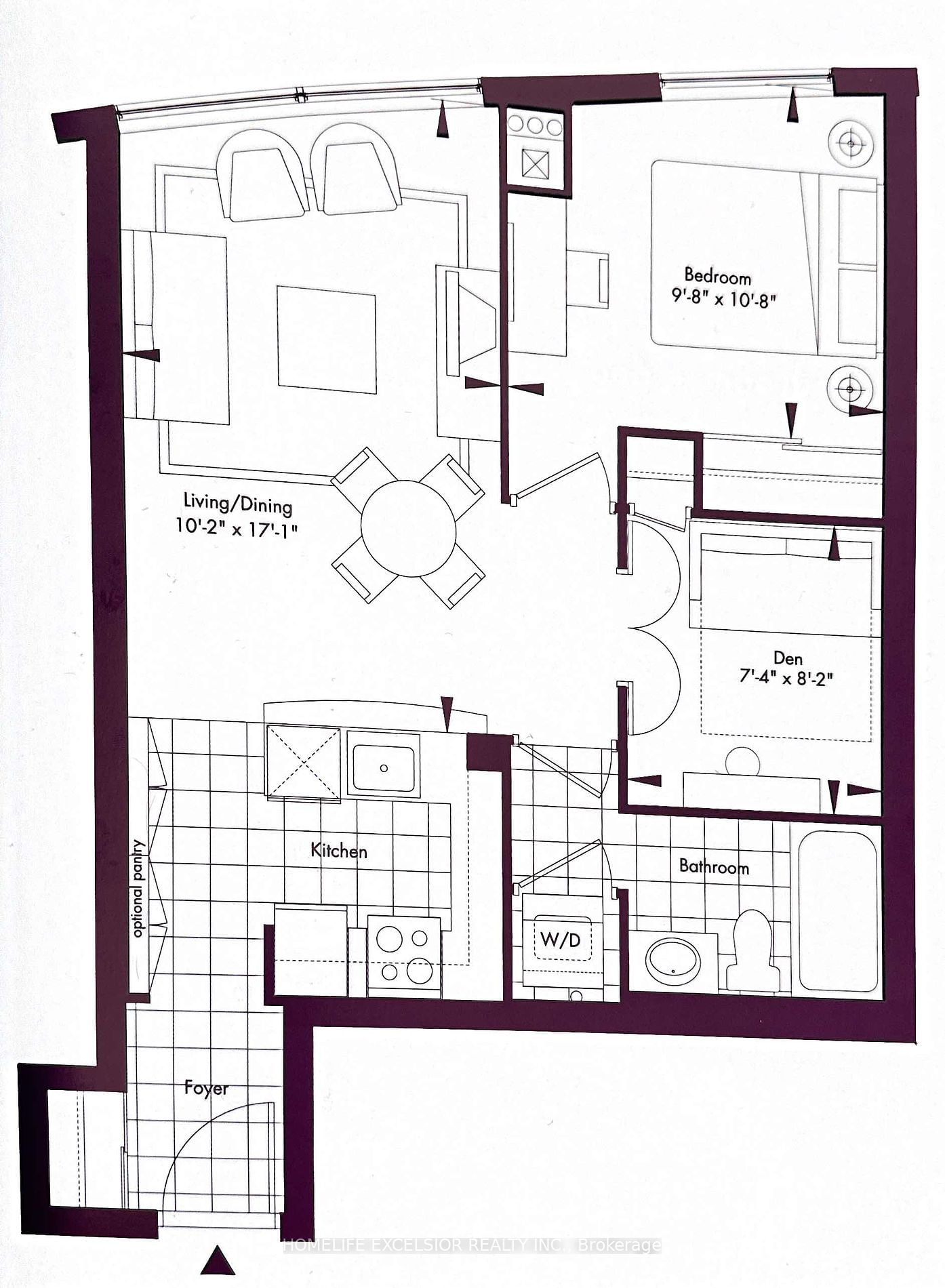 Condo for lease at 1515-36 Lee Centre Drive, Toronto, Woburn, M1H 3J1 - MLS: E11950474