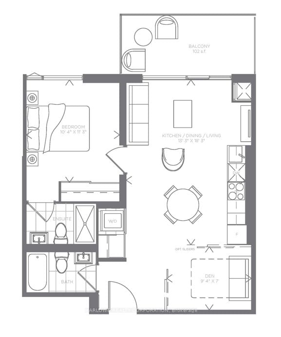 Condo for lease at 709-2369 Danforth Avenue, Toronto, East End-Danforth, M4C 0B1 - MLS: E11973717