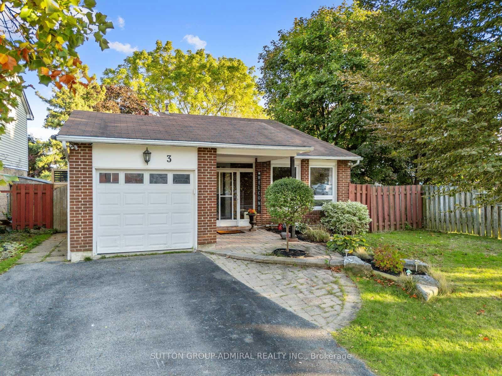 Detached House for sale at 3 Panter Crescent, Ajax, South West, L1S 3T4 - MLS: E11976117