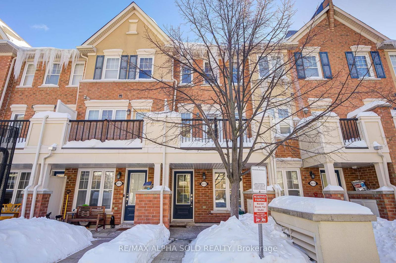 Townhouse for sale at 15-30 Mendelssohn Street, Toronto, Clairlea-Birchmount, M1L 0G8 - MLS: E11984416