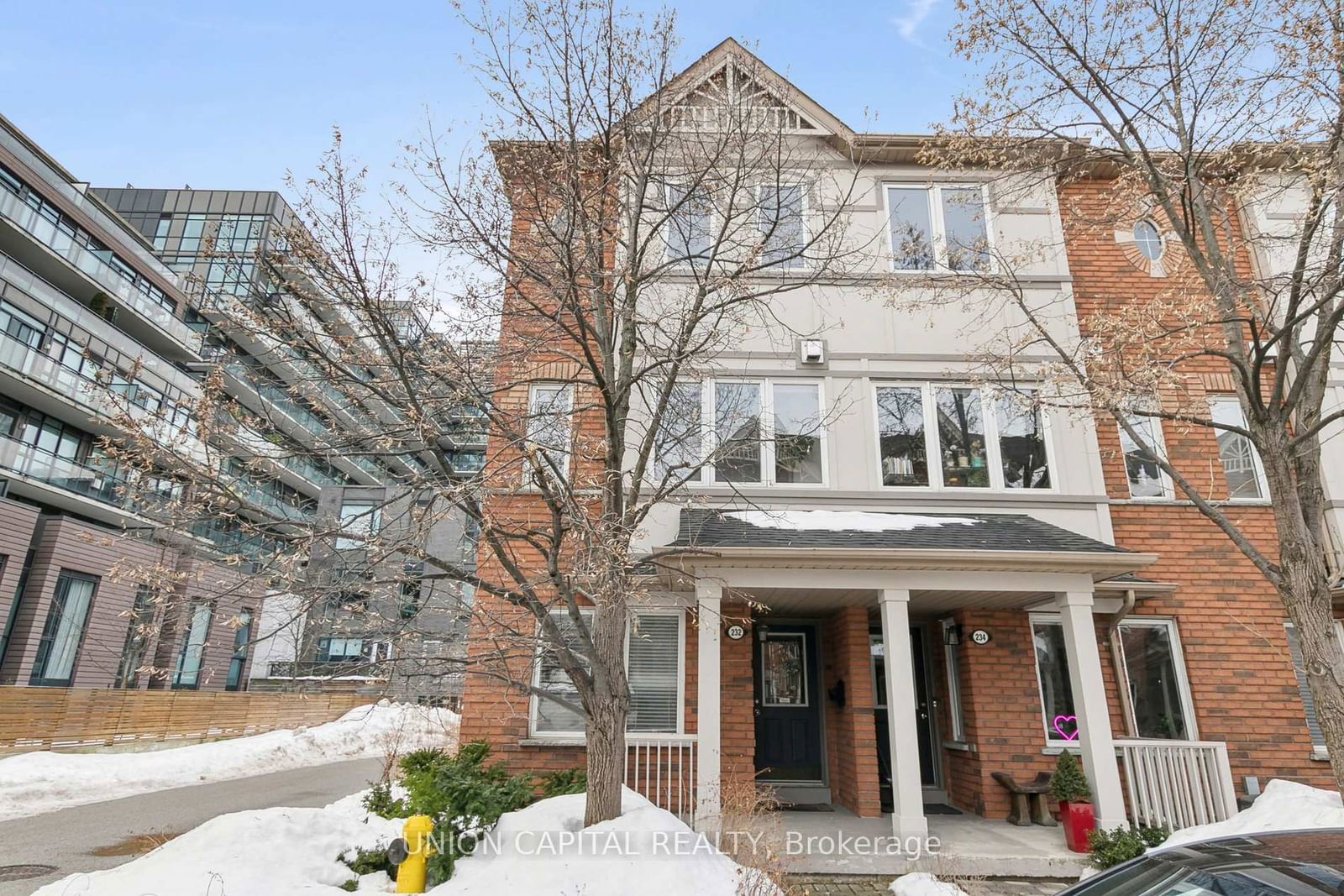 Townhouse for sale at 232 Boston Avenue, Toronto, South Riverdale, M4M 1S3 - MLS: E11991232