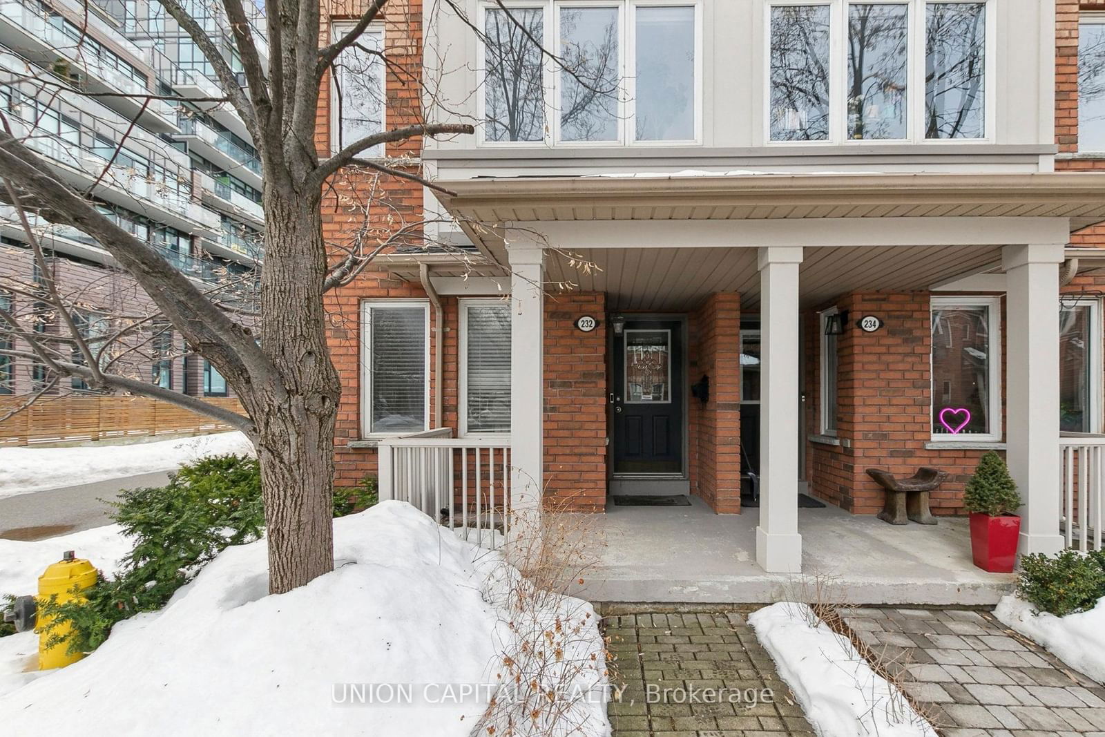 Townhouse for sale at 232 Boston Avenue, Toronto, South Riverdale, M4M 1S3 - MLS: E11991232