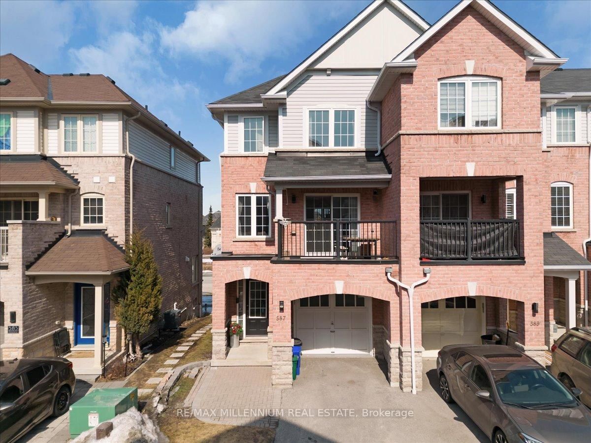 Townhouse for sale at 587 Rossland Road, Ajax, Central East, L1Z 0K7 - MLS: E12014409