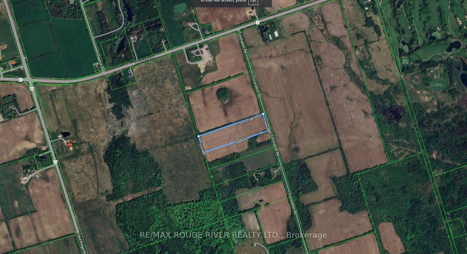 Vacant Land for sale at 8700 Coronation Road, Whitby, Rural Whitby, L0B 1A0 - MLS: E12022887