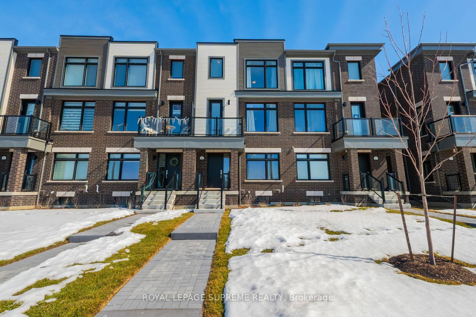 Townhouse for sale at 49 Sorbara Way, Whitby, Brooklin, L1M 0M4 - MLS: E12023856