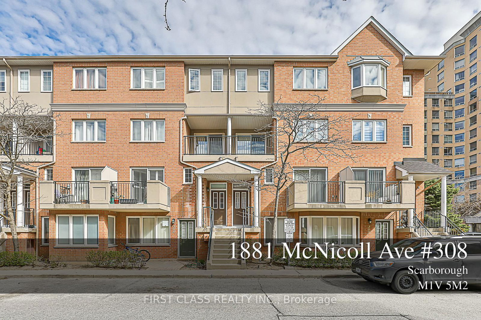 Townhouse for sale at 308-1881 Mcnicoll Avenue, Toronto, Steeles, M1V 5M2 - MLS: E12111749