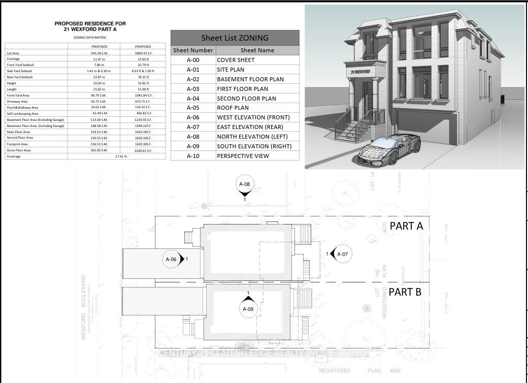 Detached House for sale at 21A Wexford Boulevard, Toronto, Wexford-Maryvale, M1R 1K9 - MLS: E12141090