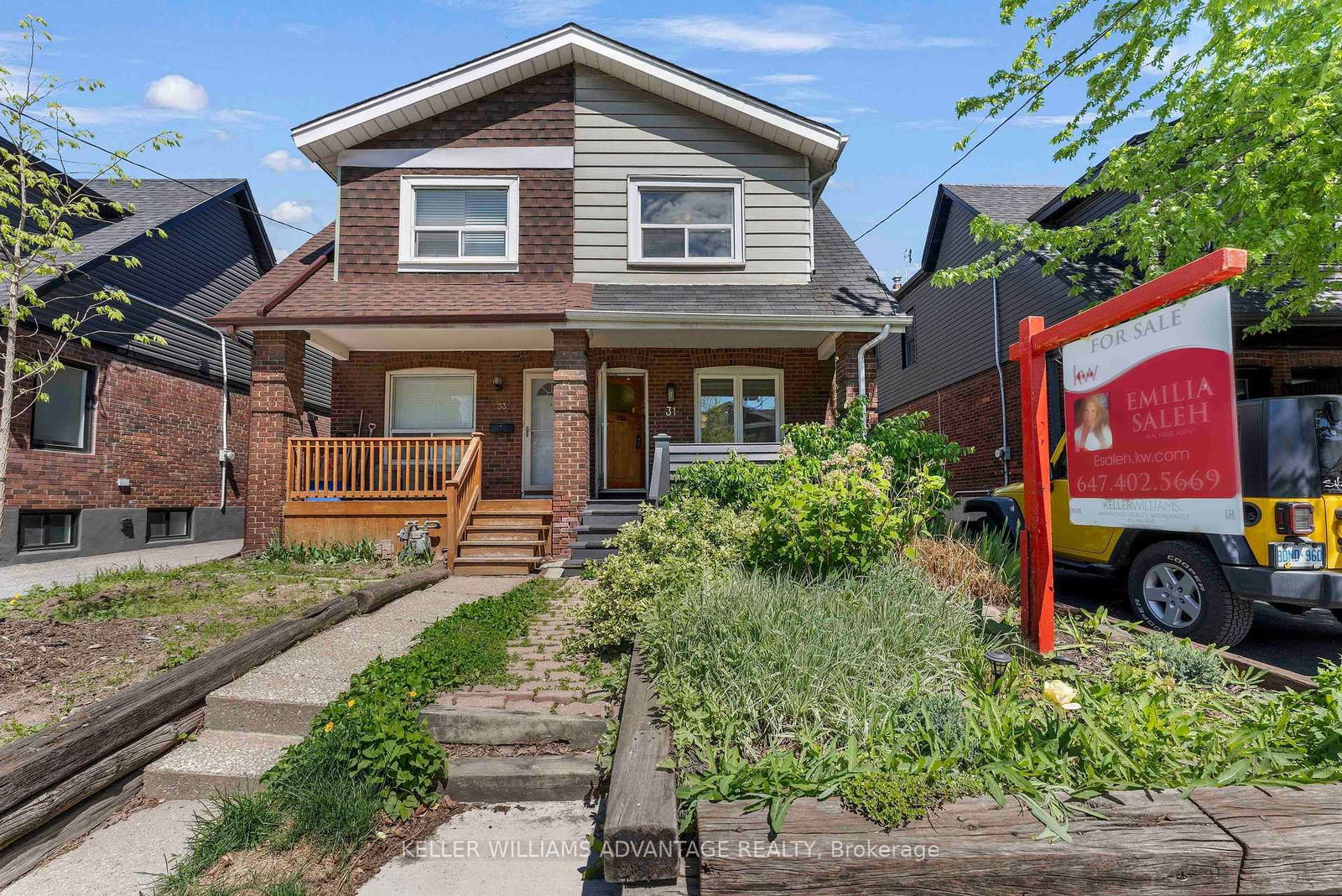 Semi-Detached House for sale at 31 Hiltz Avenue, Toronto, South Riverdale, M4L 2N6 - MLS: E12148162