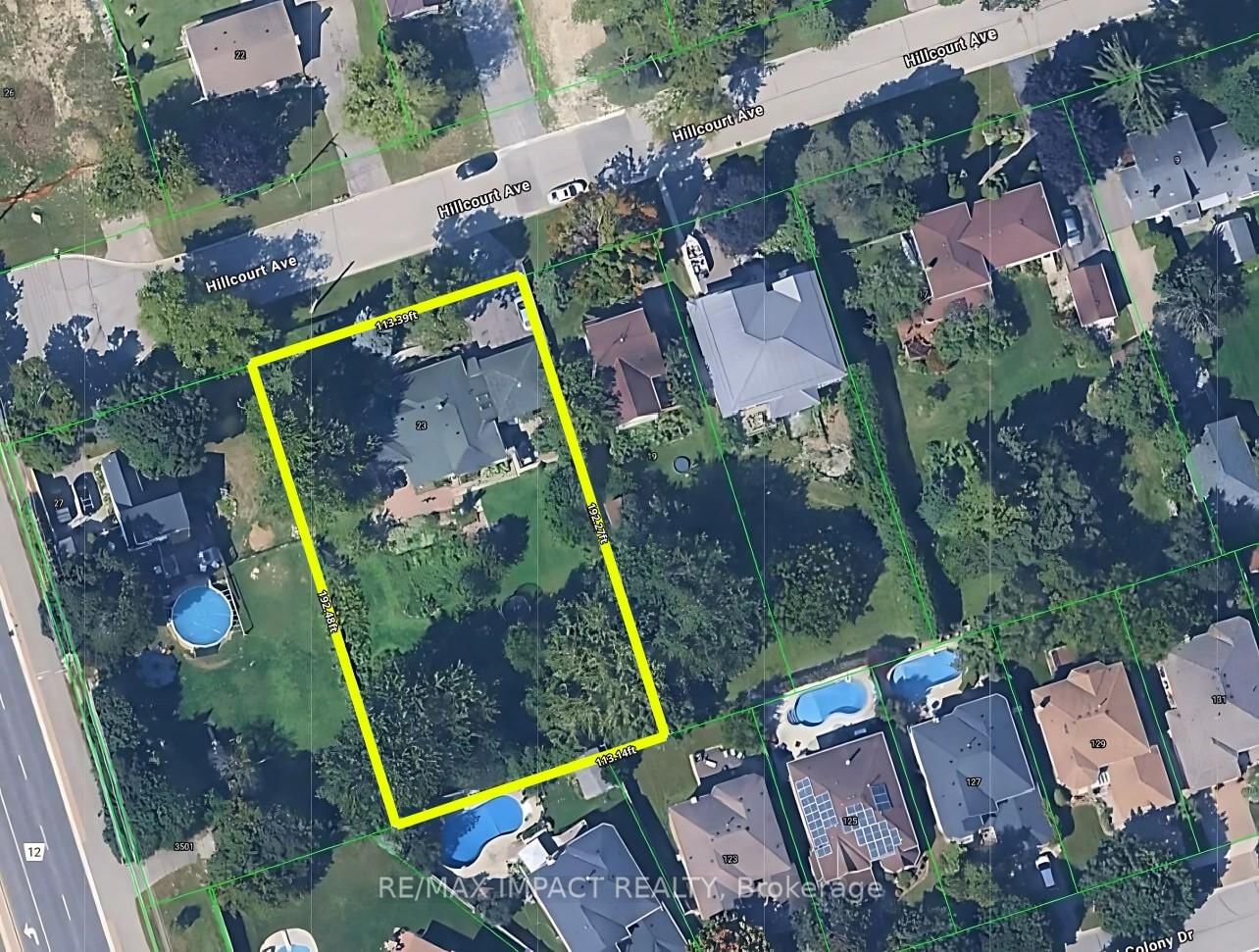 Detached House for sale at 23 Hillcourt Avenue, Whitby, Pringle Creek, L1R 2T9 - MLS: E12185782
