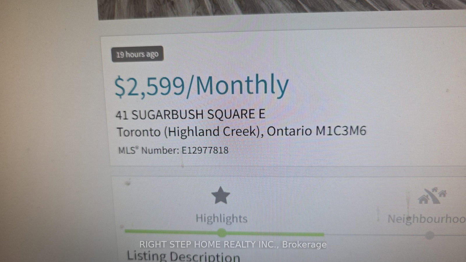 Detached House for lease at 41 Sugarbush Square, Toronto, Ontario, M1C 3M6 - Highland Creek - MLS: E12977818