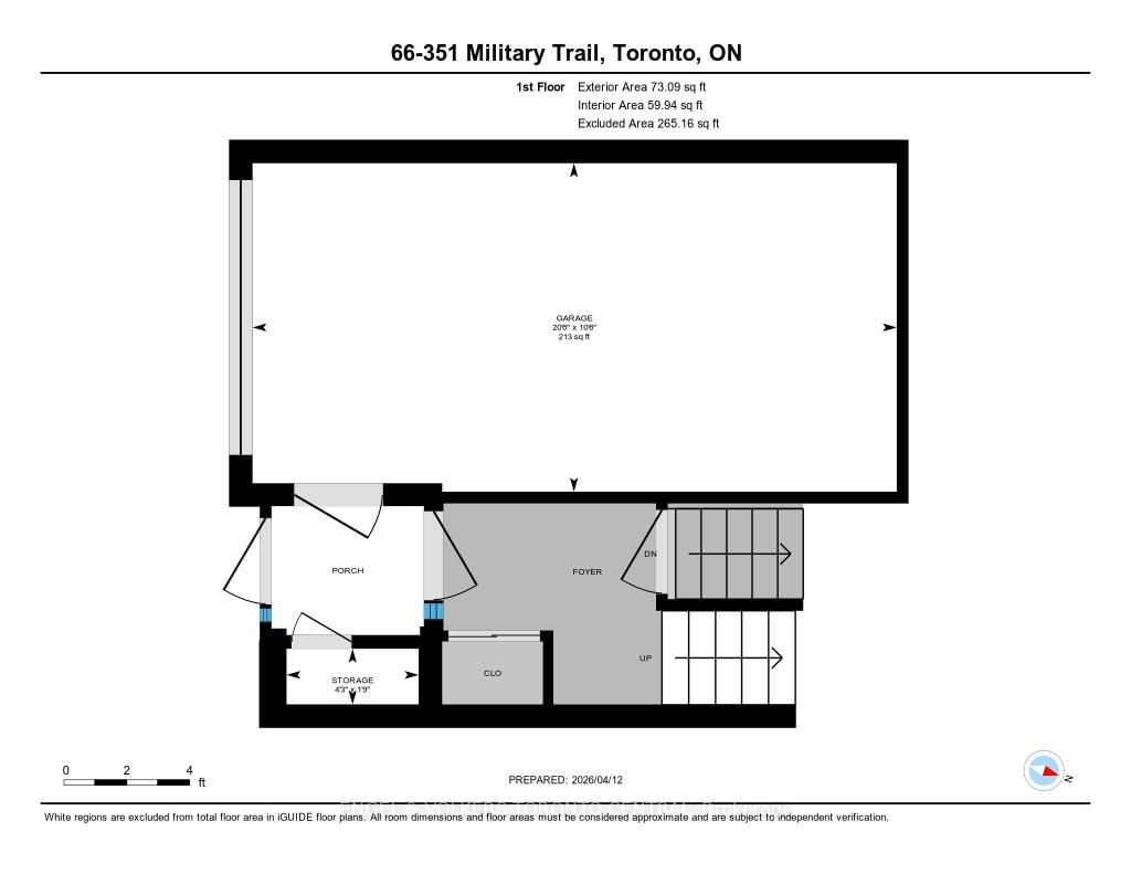 Townhouse for sale at 66-351 Military Trail, Toronto, Ontario, M1E 4E5 - Morningside - MLS: E12989428