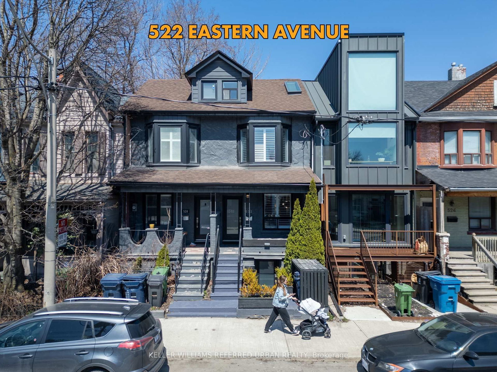Townhouse for sale at 522 Eastern Avenue, Toronto, Ontario, M4M 1C7 - South Riverdale - MLS: E13033632
