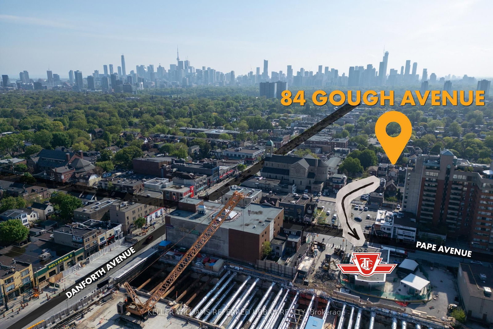 Detached House sold at 84 Gough Avenue, Toronto, Ontario, M4K 3N8 - Playter Estates-Danforth - MLS: E13181966