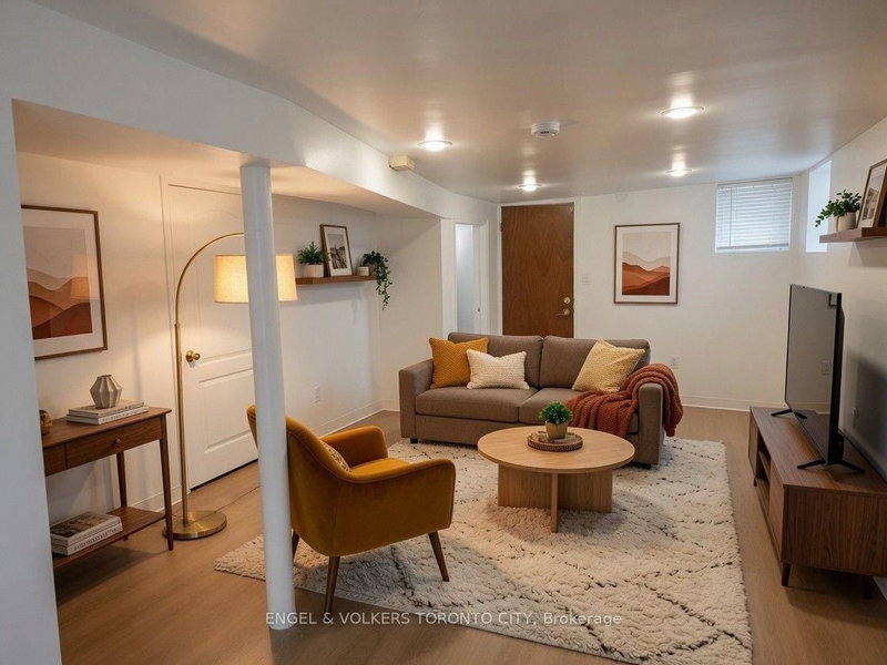 home for lease on Basement-2012 Dundas Street E