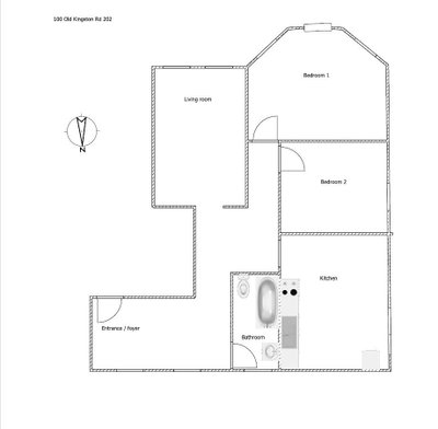 Semi-Detached House leased at 202-100 Old Kingston Road, Ajax, Ontario, L1T2Z9 - Central West - MLS: E4560588