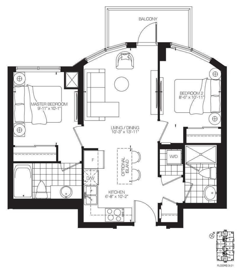 1004 - 195 Bonis Ave, Toronto, M1T 0A5 | Image 2