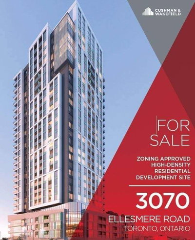 Land sold at 3070 Ellesmere Road, Toronto, Ontario, M1E 5E9 - Woburn - MLS: E4716326