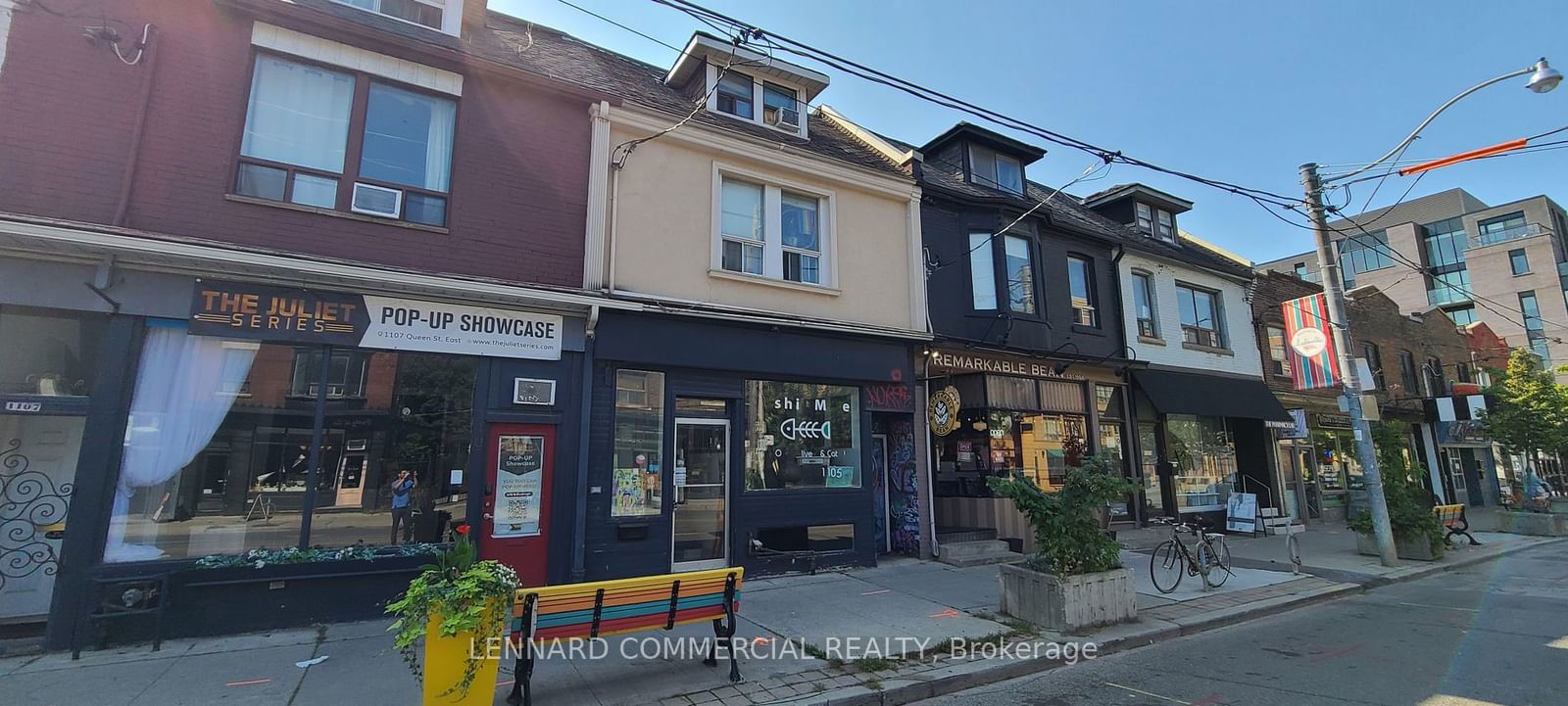 Commercial/Retail sold at 1105 Queen Street, Toronto, South Riverdale, M4M 1K7 - MLS: E9356366