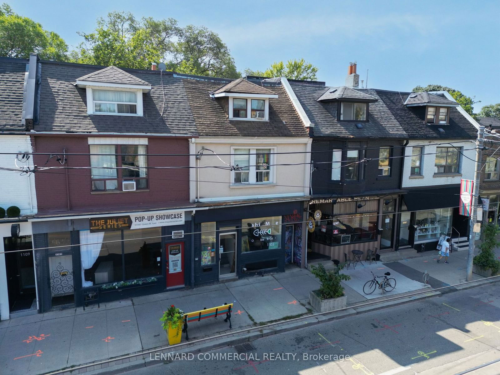 Commercial/Retail sold at 1105 Queen Street, Toronto, South Riverdale, M4M 1K7 - MLS: E9356366