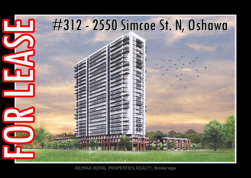 home for lease on 312-2550 Simcoe Street N