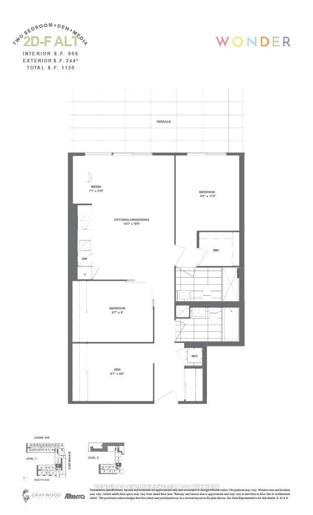  705 - 150 Logan Ave  Toronto, M4M 1C3 | Image 1