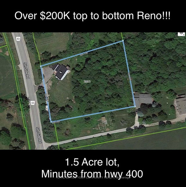 3881 5 Sideroad N/A