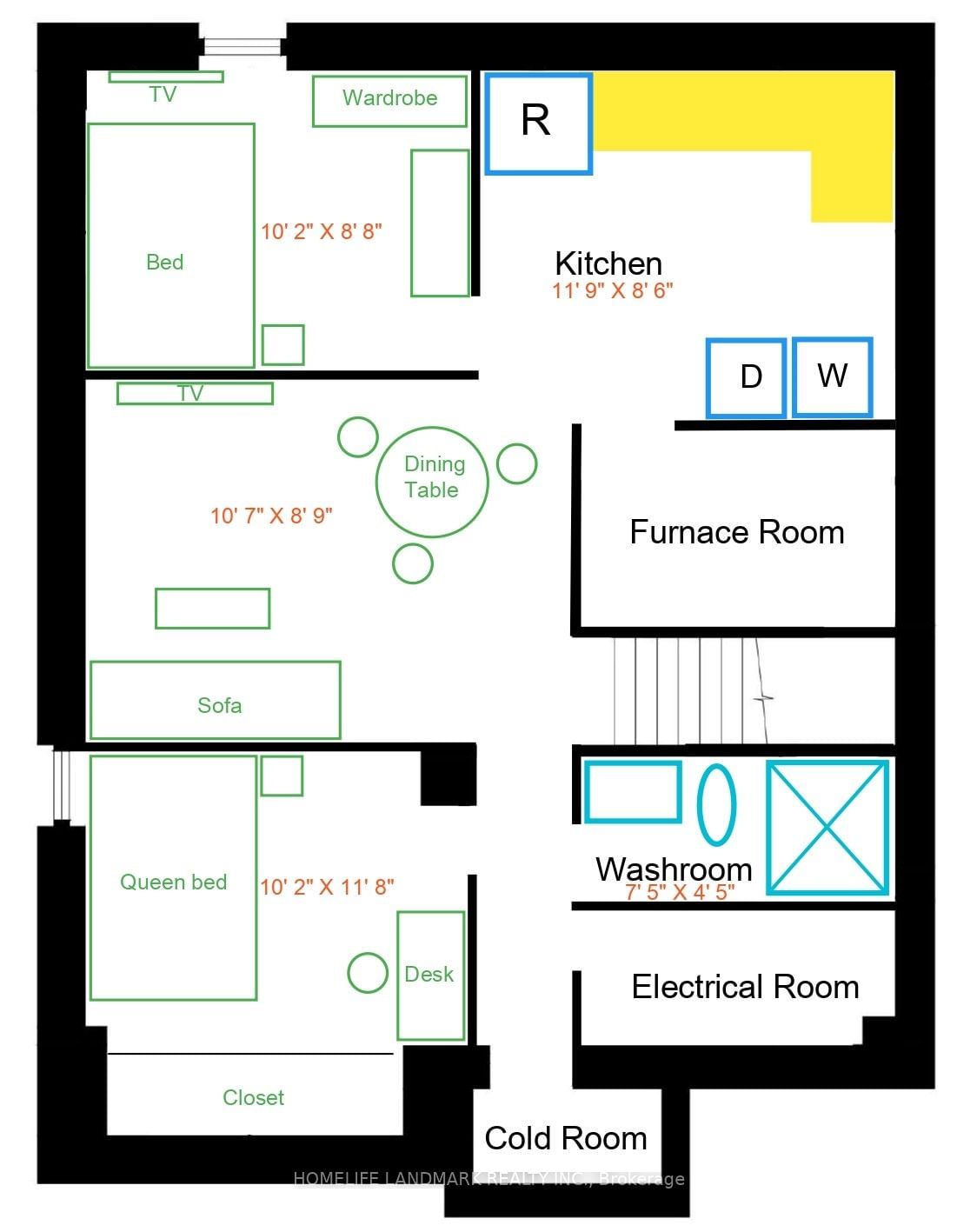 Detached House leased at Bsmt-93 Ardwell Crescent, Vaughan, Maple, L6A 1N4 - MLS: N11925790