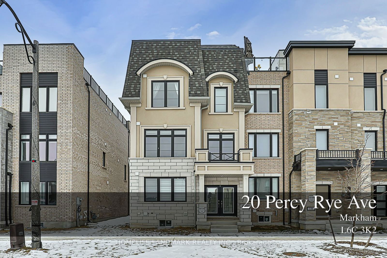 Townhouse for sale at 20 Percy Rye Avenue, Markham, Angus Glen, L6C 3K2 - MLS: N11934912