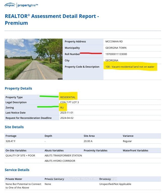 CON 7 PT LOT 3- MCCOWAN RD, Georgina, L0E 1R0 | Image 2