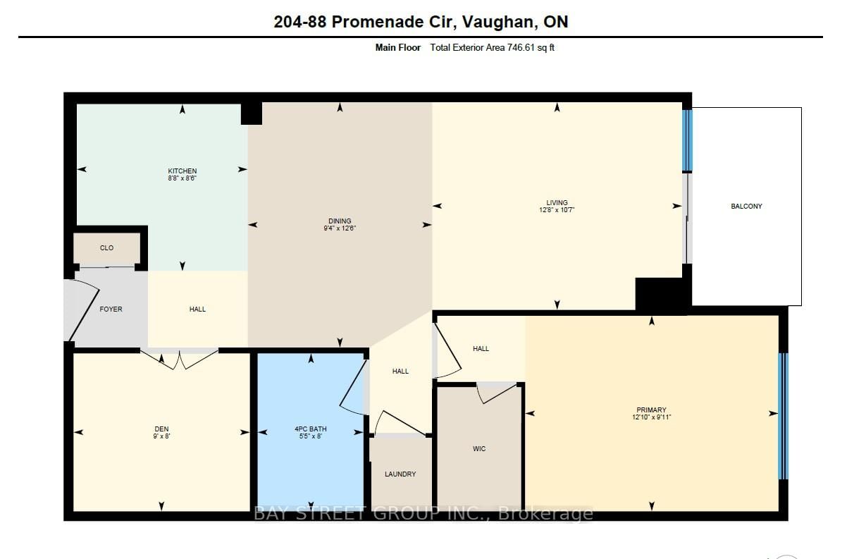 Condo for lease at 204-88 Promenade Circle, Vaughan, Brownridge, L4J 9A4 - MLS: N11977654