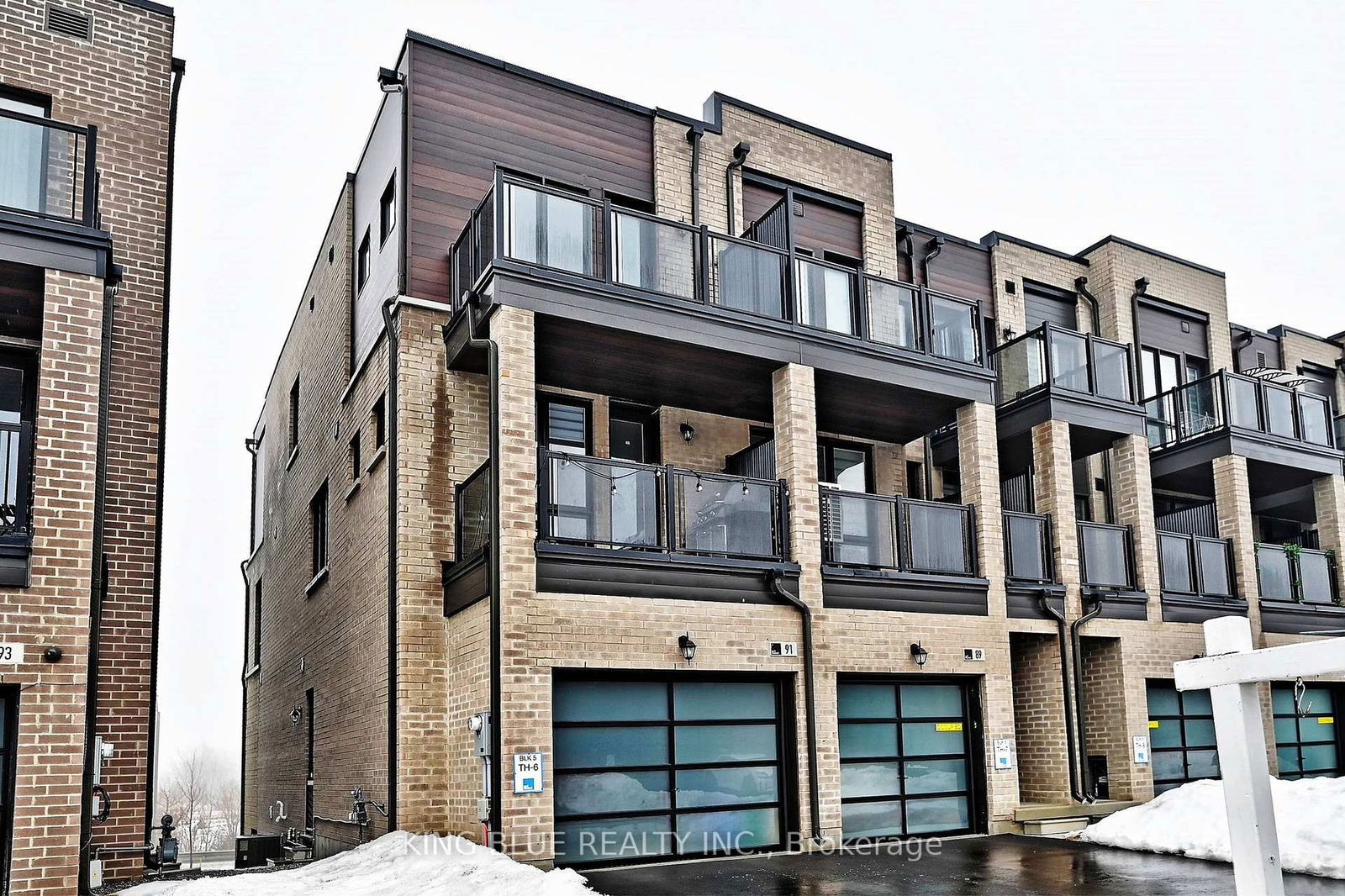 Townhouse for sale at 91 Mikayla Lane, Markham, Cornell, L6B 0V1 - MLS: N12008631