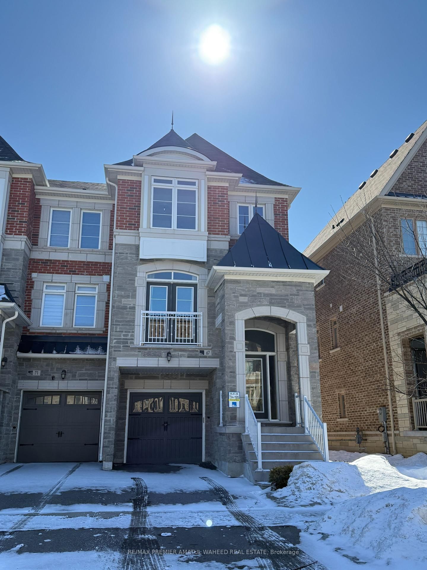 Townhouse for lease at 67 Farooq Boulevard, Vaughan, Vellore Village, L4H 4P3 - MLS: N12010658