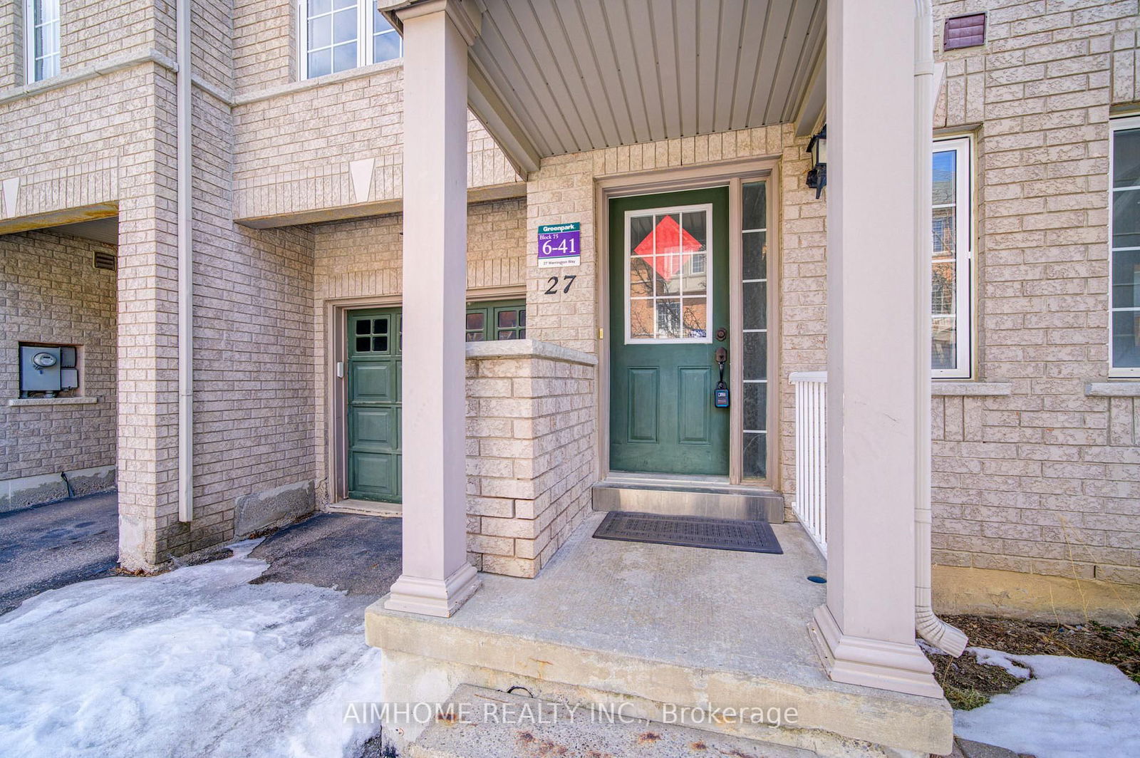 Townhouse for sale at 27 Warrington Way, Markham, Berczy, L6C 0B9 - MLS: N12011037