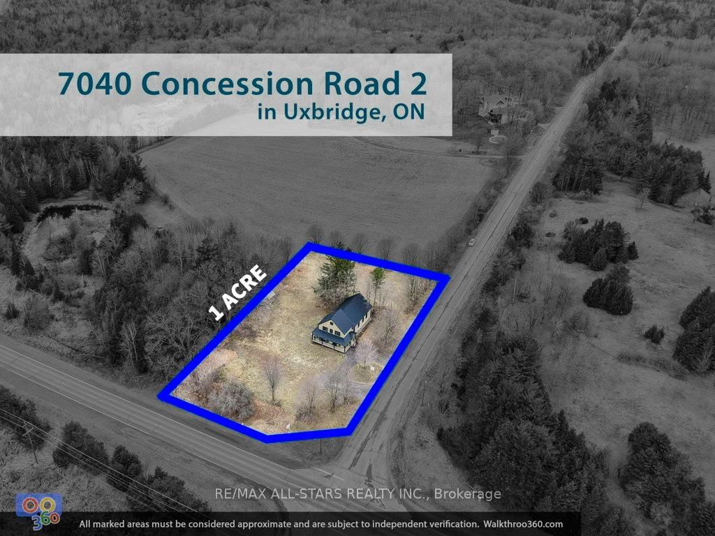 Detached House sold at 7040 Concession 2 Road, Uxbridge, Rural Uxbridge, L9P 0H8 - MLS: N12082286